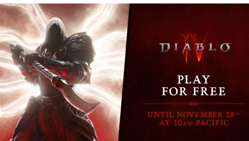 暗黑破坏神IV在Steam上免费畅玩直至11月28日